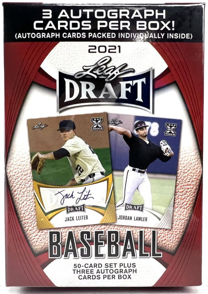2021 Leaf Draft Baseball Hobby Blaster Box | Columbia Sports Cards & More.